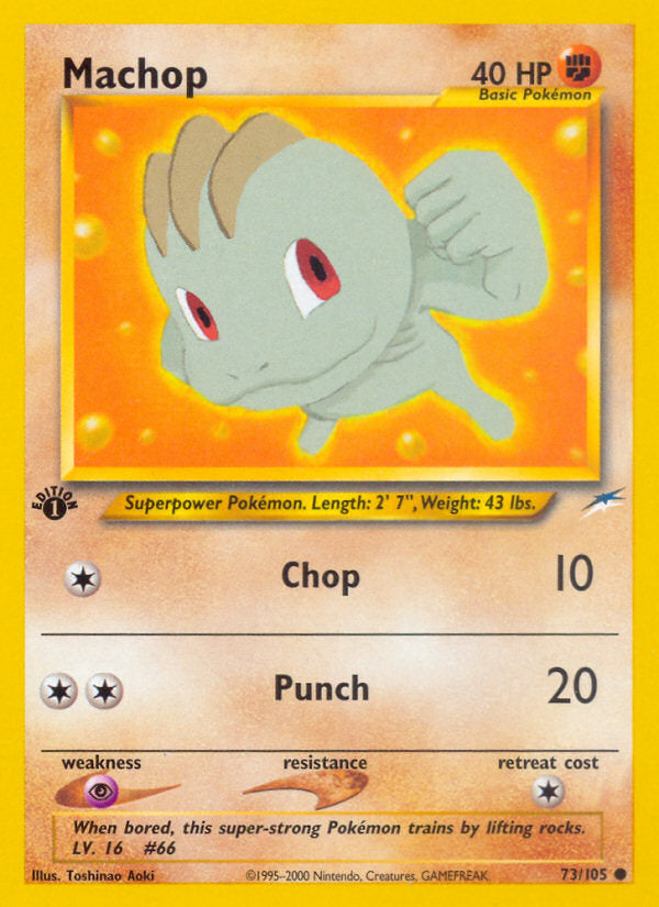 Neo Destiny Machop #73/105 first edition